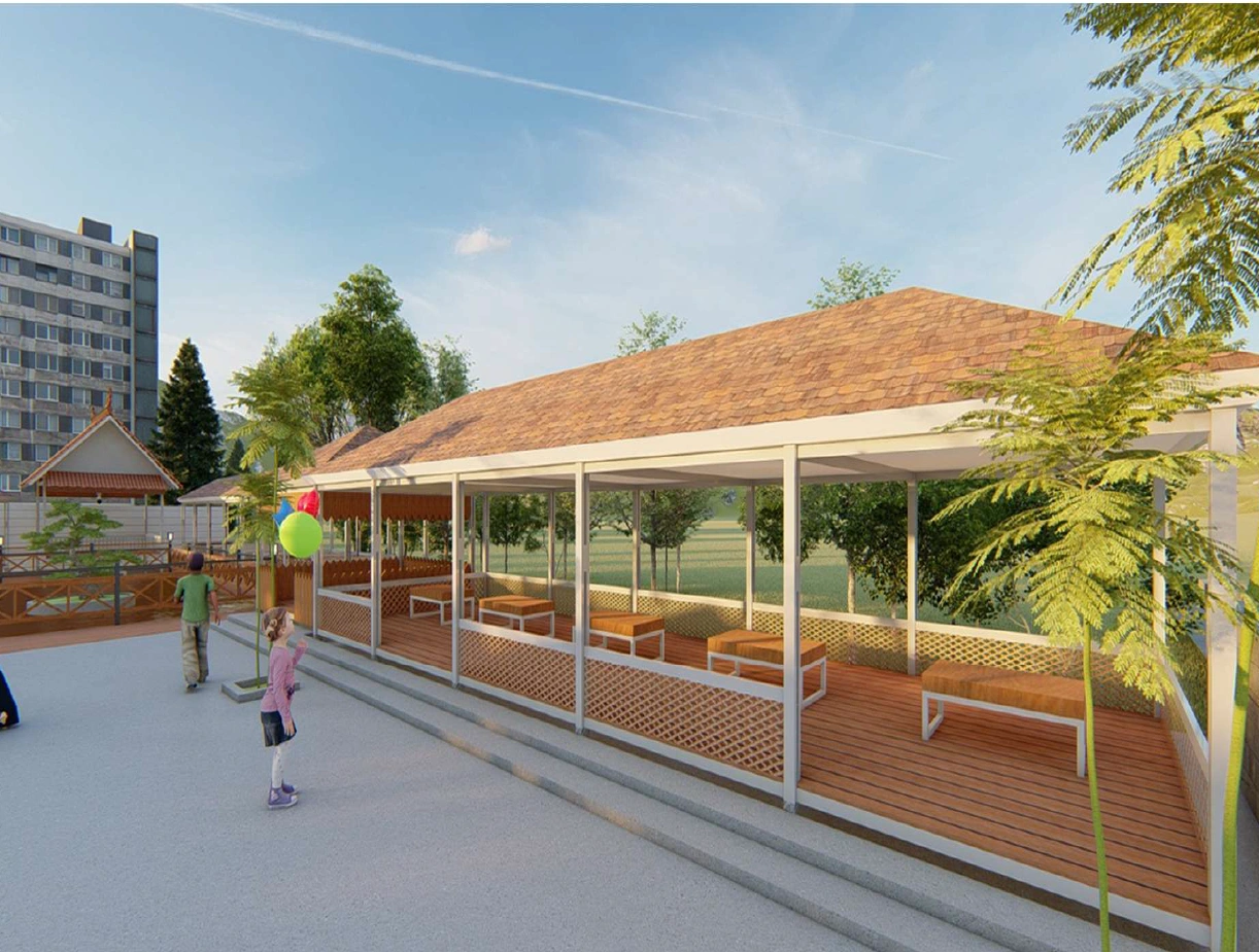 Proyek Pembangunan Cafe Saung Serang